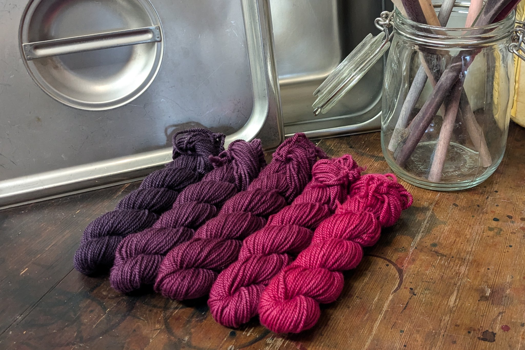 Natural Gradient Dyeing