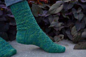 Pizzicato Pinstripe Socks knitting pattern - Sweet Paprika Designs